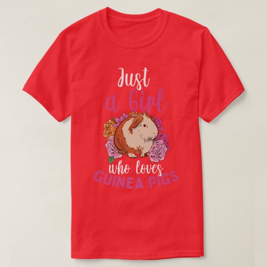 Ein Mädchen, das Guinea Liebe T-Shirt (Design vorne)
