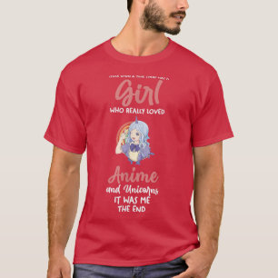 Ein Mädchen, das Liebe eintönt und animiert  T-Shirt