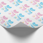 ein Mädchen Geschenkpapier (Ecke)