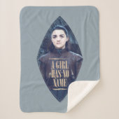 "Ein Mädchen hat keinen Namen" Arya Stark Graphic Sherpadecke (Vorderseite)