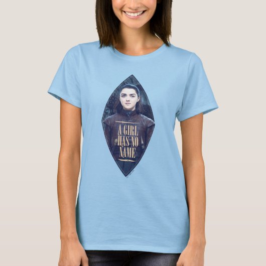 "Ein Mädchen hat keinen Namen" Arya Stark Graphic T-Shirt (Vorderseite)
