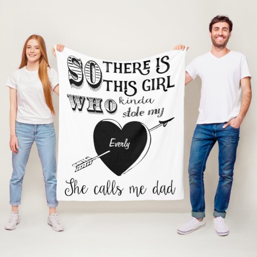 Ein Mädchen hat mir das Herz gestohlen, sie nennt Fleecedecke (Beispiel)