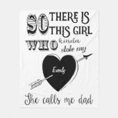 Ein Mädchen hat mir das Herz gestohlen, sie nennt Fleecedecke (Vorderseite)