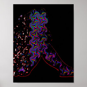 Ein Mädchen in Not-Wandposter-Kunst Poster