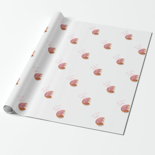 ein Mädchen ist geboren Geschenkpapier (Ungerollt)