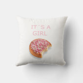 ein Mädchen ist geboren Kissen (Rückseite)