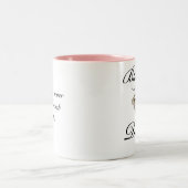 Ein Mädchen kann nie zu viel sparkle haben! Zweifarbige Tasse (Mittel)