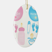 ein Mädchen Keramik Ornament (Rechts)