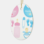 ein Mädchen Keramik Ornament (Links)