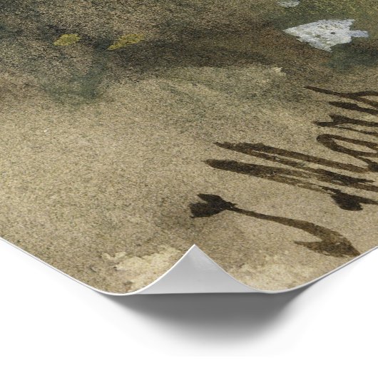 Ein Mädchen mit Blume im Gras (1878) Poster (Ecke)