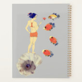 Ein Mädchen mit Blume Planer (Rückseite)