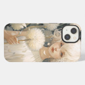 Ein Mädchen mit einem Dandelion iPhone 13 Fall Hülle (Rückseite (Horizontal))