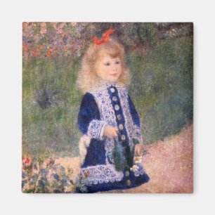 Ein Mädchen mit einer Gießkanne durch Pierre Magnet