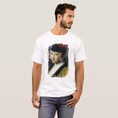 Ein Mädchen mit einer schwarzen Maske T-Shirt (Vorne ganz)