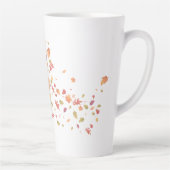 Ein Mädchen mit einer Tasse Tee und fliegenden Blä (Rechts)