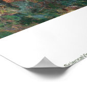 Ein Mädchen mit einer Wasserdose Poster (Ecke)