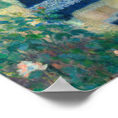 Ein Mädchen mit einer Wasserdose Poster (Ecke)