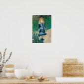Ein Mädchen mit einer Wasserdose Poster (Küche)