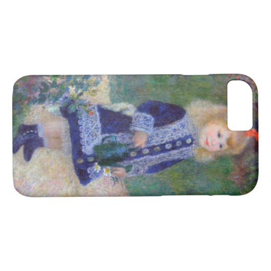 Ein Mädchen mit einer Wasserdose, Renoir Case-Mate iPhone Hülle (Rückseite (Horizontal))