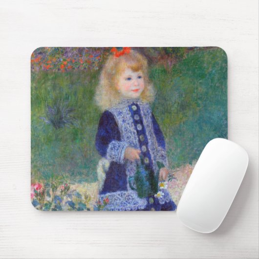 Ein Mädchen mit einer Wasserdose, Renoir Mousepad (Mit Mouse)