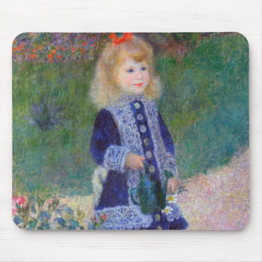 Ein Mädchen mit einer Wasserdose, Renoir Mousepad (Vorne)