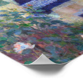 Ein Mädchen mit einer Wasserdose, Renoir Poster (Ecke)