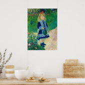 Ein Mädchen mit einer Wasserdose von Pierre Renoir Poster (Küche)