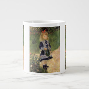 Ein Mädchen mit Gießkanne von Pierre Renoir Jumbo-Tasse