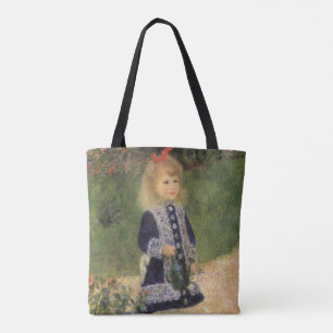 Ein Mädchen mit Gießkanne von Pierre Renoir Tasche