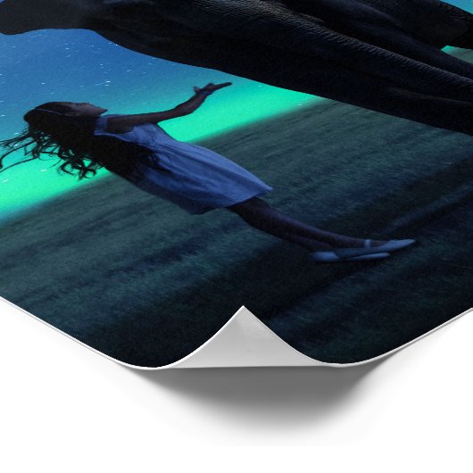 Ein Mädchen mit ihrem Elefanten 1 Poster (Ecke)