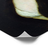 Ein Mädchen mit schwarzer Maske Poster (Ecke)