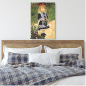 Ein Mädchen mit Wasserkocher von Pierre Renoir Leinwanddruck (Insitu (Schlafzimmer))