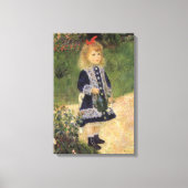 Ein Mädchen mit Wasserkocher von Pierre Renoir Leinwanddruck (Vorderseite)