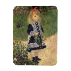 Ein Mädchen mit Wasserkocher von Pierre Renoir Magnet