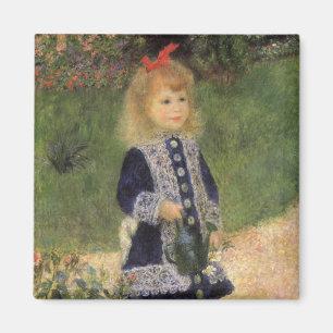 Ein Mädchen mit Wasserkocher von Pierre Renoir Magnet