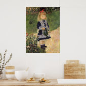 Ein Mädchen mit Wasserkocher von Pierre Renoir Poster (Küche)