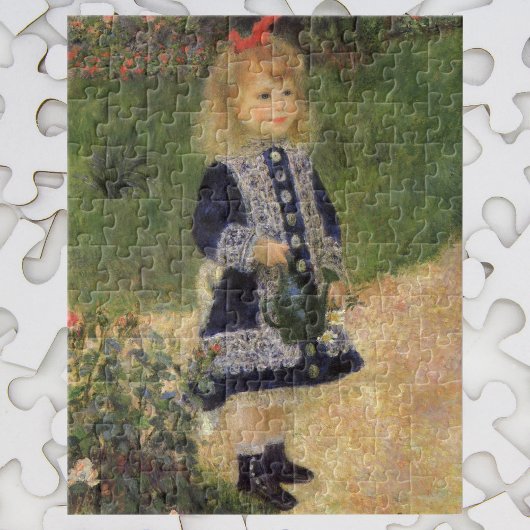 Ein Mädchen mit Wasserkocher von Pierre Renoir Puzzle
