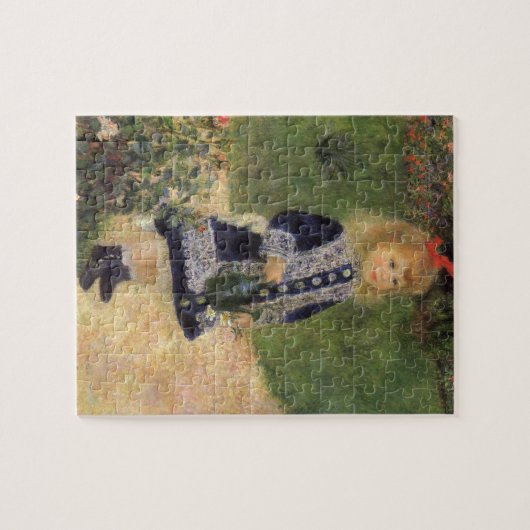Ein Mädchen mit Wasserkocher von Pierre Renoir Puzzle (Horizontal)