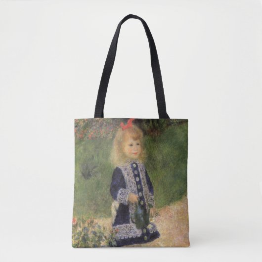Ein Mädchen mit Wasserkocher von Pierre Renoir Tasche (Vorderseite)