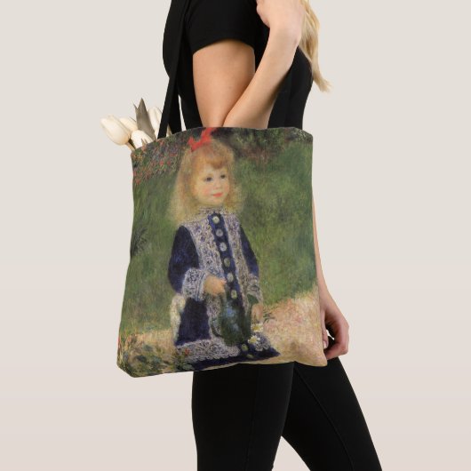 Ein Mädchen mit Wasserkocher von Pierre Renoir Tasche (Von Nahem)