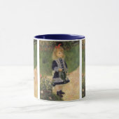 Ein Mädchen mit Wasserkocher von Pierre Renoir Tasse (Zentrum)