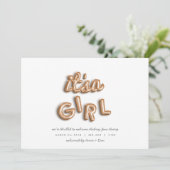 ein Mädchen! Rotgold. Ankündigung (Stehend Vorderseite)