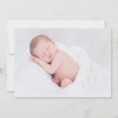 ein Mädchen! Rotgold. Ankündigung (Rückseite)