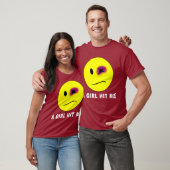 EIN MÄDCHEN SCHLUG MICH T-Shirt (Unisex)