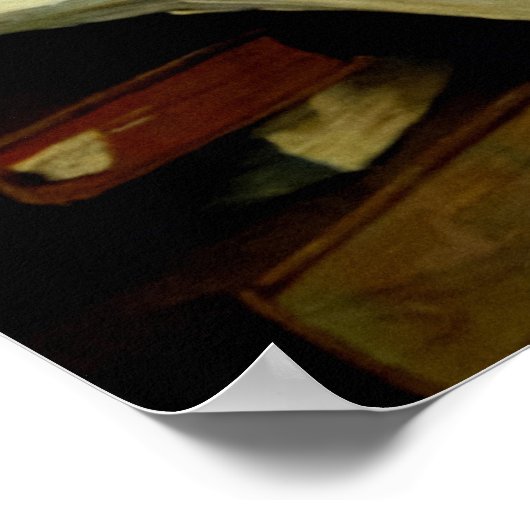 Ein Mädchen schreiben, Pet Goldfinch von Henriette Poster (Ecke)