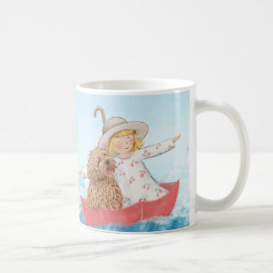 ein Mädchen u. ihr Hund/© Labradoodle Liebe Kaffeetasse