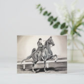 Ein Mädchen und ein Traum von Linda Dalziel Postkarte (Stehend Vorderseite)