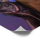 Ein Mädchen und ihr Dinosaurier Poster (Ecke)