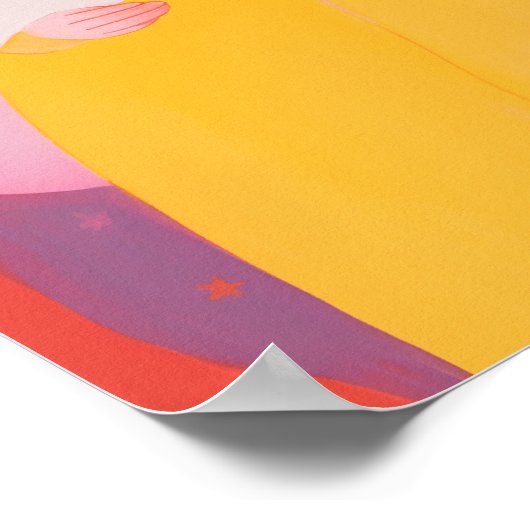 Ein Mädchen und ihr Geist Poster (Ecke)