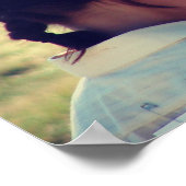 Ein Mädchen und ihr Pferd Poster (Ecke)